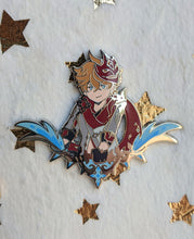 Load image into Gallery viewer, Zhongli and Tartaglia enamel PIns