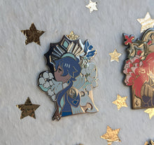 Load image into Gallery viewer, Kaeya and Diluc Enamel Pins ~Trasshes~