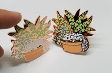 Load image into Gallery viewer, Succulent Gecko Pin
