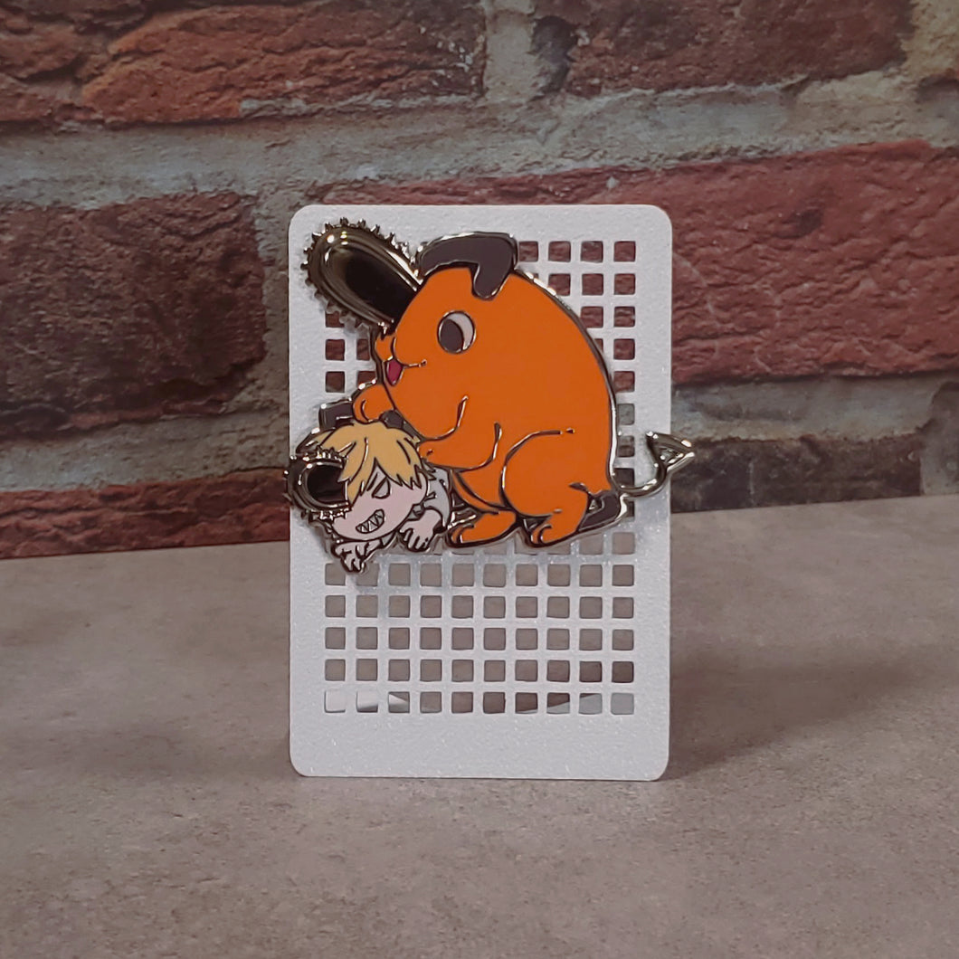 Pochita and Denji Saw Pin
