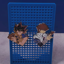 Load image into Gallery viewer, Kaiba and Yami Yugi enamel PIns

