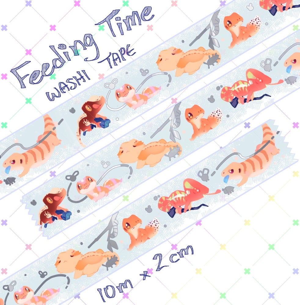 Feeding Time Foil Washi Tape