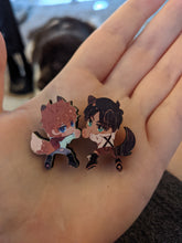 Load image into Gallery viewer, [Limited] Tartaglia and Eren Wood pins
