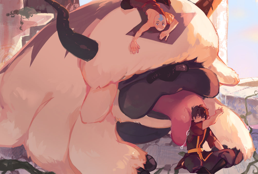 Appa's Plaything Print