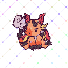 Load image into Gallery viewer, Tiny Crystal dragon
